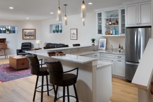 Gathering Space with Wet Bar