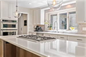 Contemporary Kitchen Prep Areas