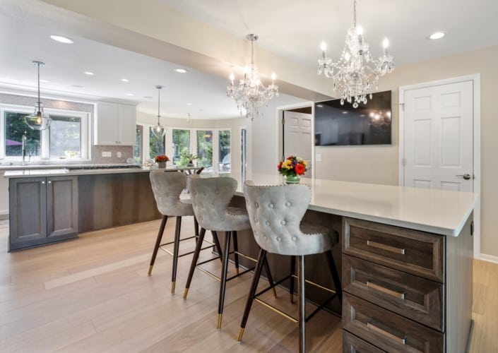 Newly remodeled kitchen in Delafield